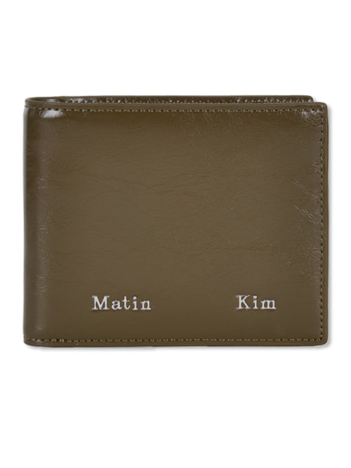 MATIN KIM MATIN KIM Business Wallet Khaki
