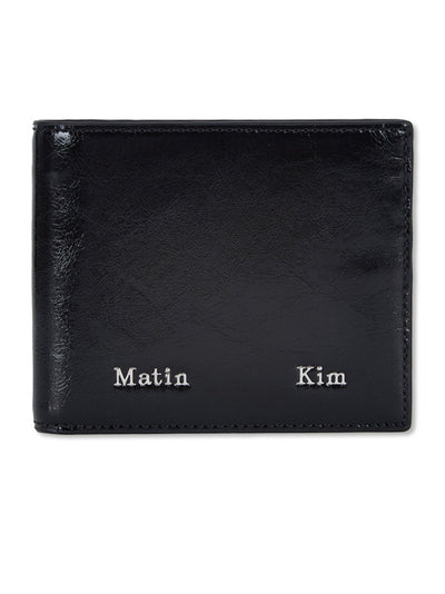 MATIN KIM Steel Logo Business Wallet