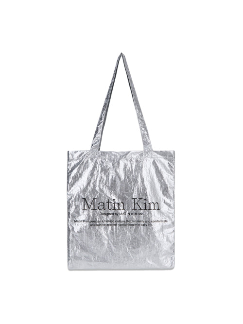 MATIN KIM MATIN KIM Eco Bag Silver