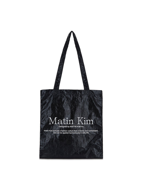 MATIN KIM MATIN KIM Eco Bag Strong Black