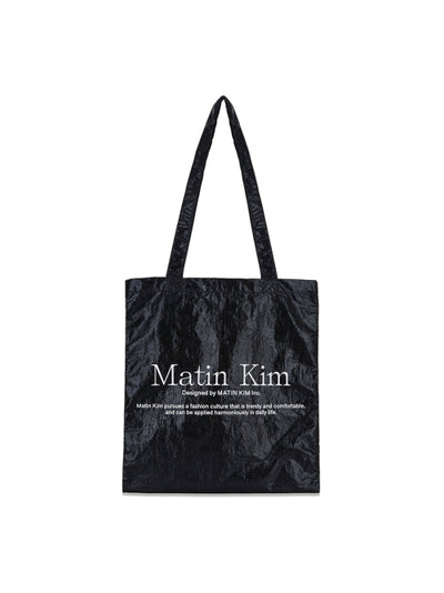 MATIN KIM Eco Bag Strong Black