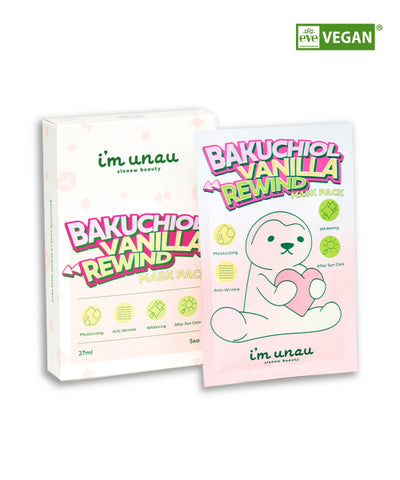 IMUNAU I'M NOW Bakuchiol Vanilla Rewind Mask Pack 27ml