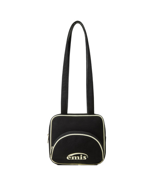EMIS EMIS Jersey Logo Shoulder Bag - Black