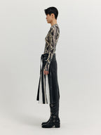 EENK EENK T-Shirt Black/Beige