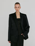 EENK ZEL Double-Breasted Blazer - Black