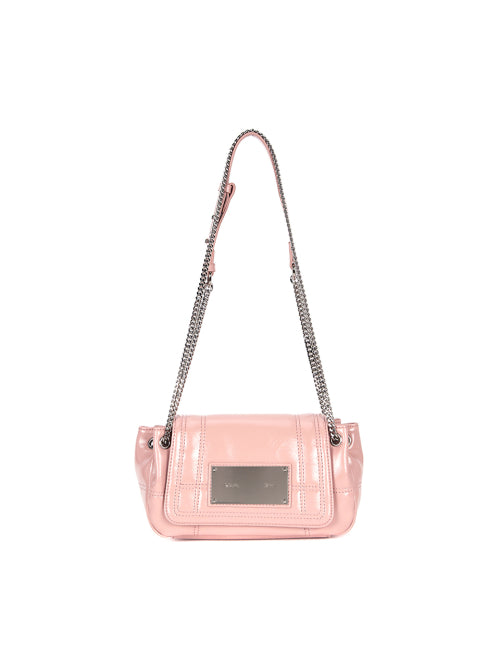 MATIN KIM MATIN KIM GLOSSY QUILTING SMALL CHAIN BAG