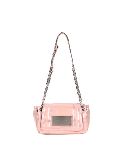 MATIN KIM GLOSSY QUILTING SMALL CHAIN BAG