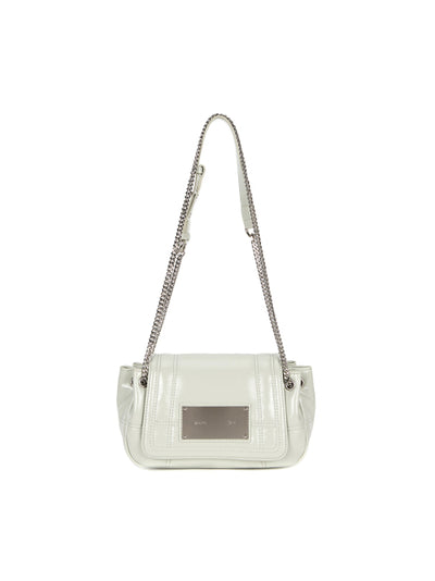 MATIN KIM GLOSSY QUILTING SMALL CHAIN BAG