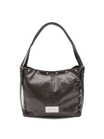 MATIN KIM Large Shoulder Bag Brown