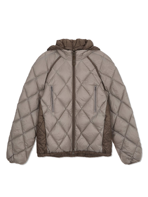 MATIN KIM MATIN KIM Padded Jacket Lightweight Jumper (Beige)