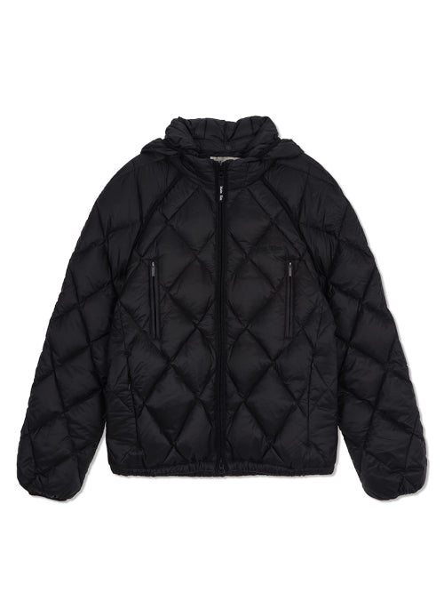 MATIN KIM MATIN KIM Padded Jacket Lightweight Hoody in Black