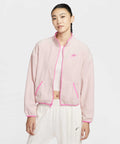 NIKE NIKE Jacket Loose Fit Cozy Track - Silt Red:Playful Pink