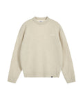 EMIS CHECK KNITTED PULLOVER-IVORY