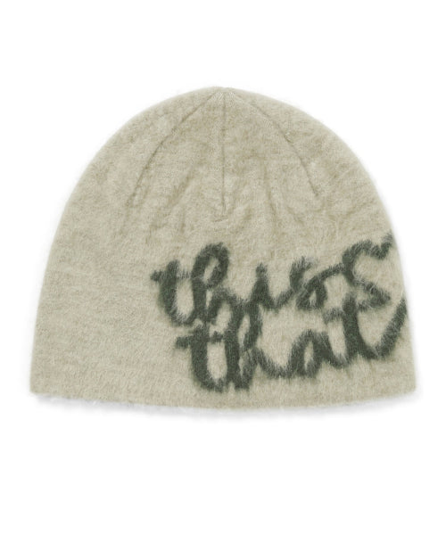 THISISNEVERTHAT THISISNEVERTHAT Heart Logo No Cuff Beanie Sand