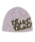 THISISNEVERTHAT THISISNEVERTHAT Heart Logo No Cuff Beanie Lavender