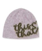 THISISNEVERTHAT THISISNEVERTHAT Heart Logo No Cuff Beanie Lavender
