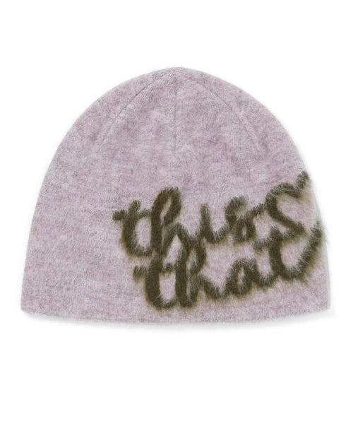 THISISNEVERTHAT THISISNEVERTHAT Heart Logo No Cuff Beanie Lavender