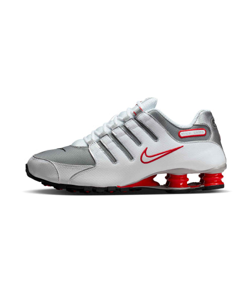 NIKE NIKE Sneakers Men - White: Sports Red: Cool Gray: Metallic Silver