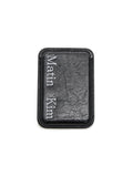 MATIN KIM MATIN KIM Magnetic Card Wallet Black