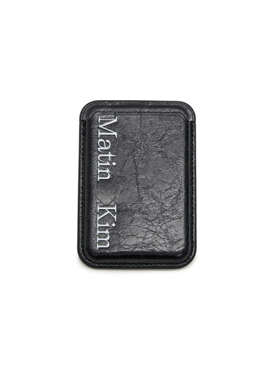 MATIN KIM Magnetic Card Wallet Black