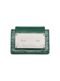 MATIN KIM MATIN KIM GLAZED ACCORDION WALLET Green
