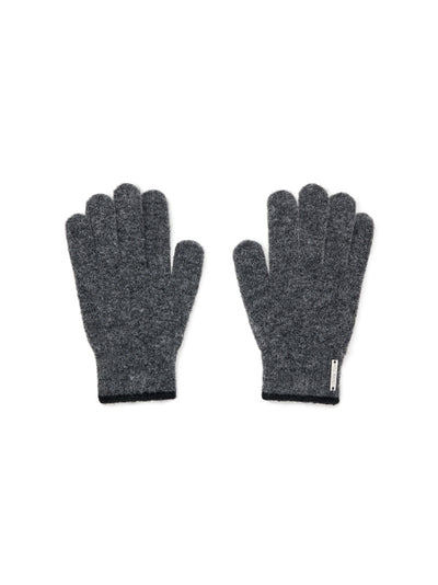 MATIN KIM BOUCLE KNIT GLOVES SIZE FREE