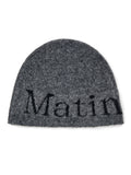 MATIN KIM MATIN KIM Beanie Charcoal