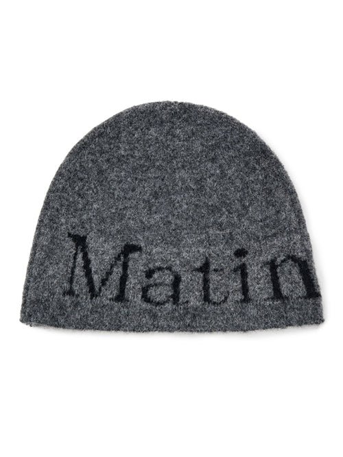 MATIN KIM MATIN KIM Beanie Charcoal