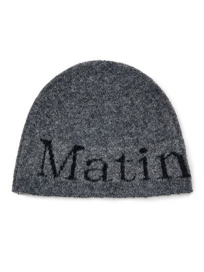 MATIN KIM Beanie Charcoal