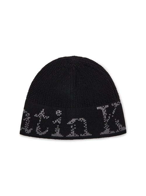 MATIN KIM MATIN KIM Cracked Logo Bucket Beanie