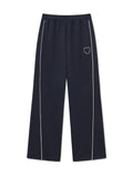 MATIN KIM MATIN KIM Heart Logo Track Pants Navy