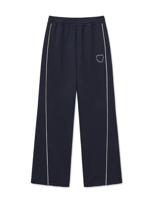 MATIN KIM MATIN KIM Heart Logo Track Pants Navy