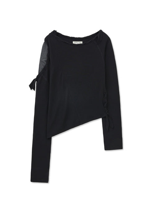 MATIN KIM MATIN KIM Weaving Long Sleeve Top