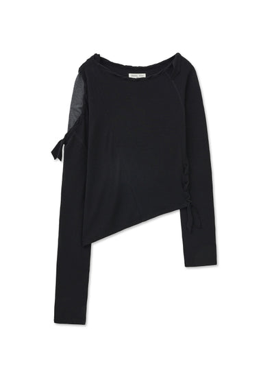 MATIN KIM Weaving Long Sleeve Top