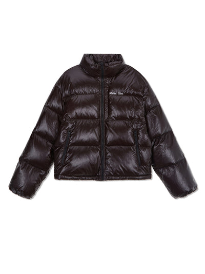 MATIN KIM Padded Jacket Dark Brown