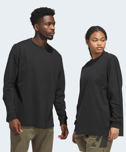 ADIDAS ADIDAS Basketball Long Sleeve Tee - Black