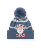 THISISNEVERTHAT THISISNEVERTHAT GD Lightning Bear Pom Beanie Dusty Blue
