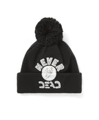 THISISNEVERTHAT THISISNEVERTHAT GD Lightning Bear Pom Beanie Black