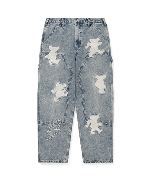 THISISNEVERTHAT THISISNEVERTHAT GD Lightning Double Knee Pant Washed Blue