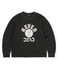 THISISNEVERTHAT THISISNEVERTHAT GD Overdyed Waffle L/S Off Black