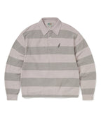 THISISNEVERTHAT THISISNEVERTHAT Knitwear GD Lightning Velvet Polo Light Pink