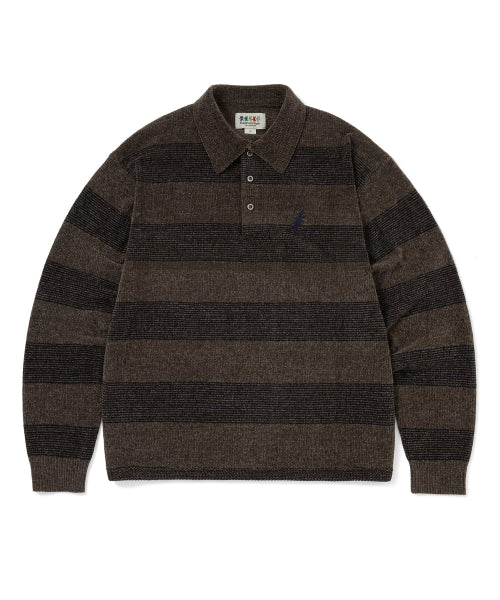 THISISNEVERTHAT THISISNEVERTHAT Knitwear GD Lightning Velvet Polo