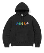 THISISNEVERTHAT THISISNEVERTHAT GD Dancing Bears Hoodie Washed Black
