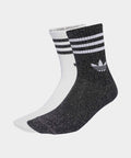 ADIDAS ADIDAS Glitter Crew Socks - White/Black
