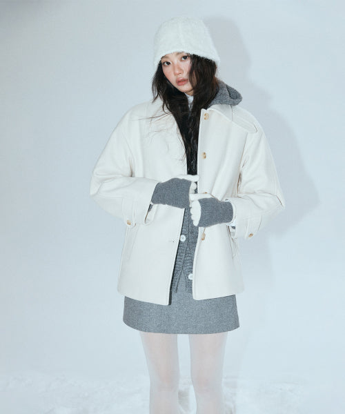 MIXXO MIXXO Coat Stan Collar Half