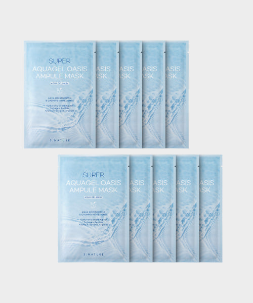 S.NATURE S.NATURE Super Aquagel Oasis Ampoule Mask 10 sheets