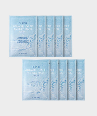 S.NATURE Super Aquagel Oasis Ampoule Mask 10 sheets
