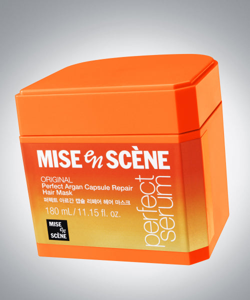 MISEENSCENE Perfect Argan Capsule Repair Hair Mask 180g Chewy Hair Pack for Extremely Damaged Hair
