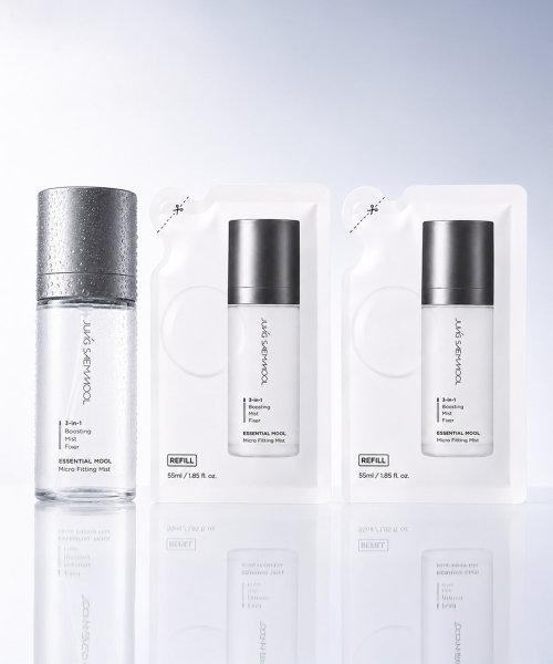 JUNGSAEMMOOL Essential Water Micro Fitting Mist 55ml Refill Duo Special Set (1 empty bottle + 55ml refill x 2)