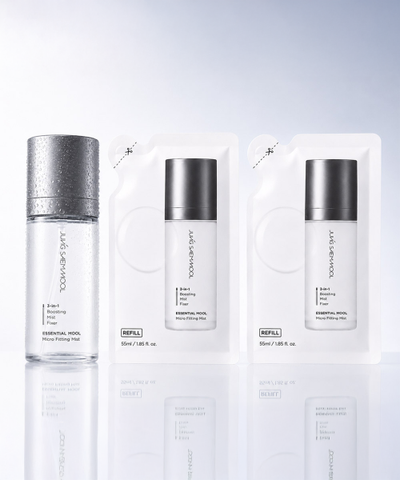 Essential Water Micro Fitting Mist 55ml Refill Duo Special Set (1 empty bottle + 55ml refill x 2)